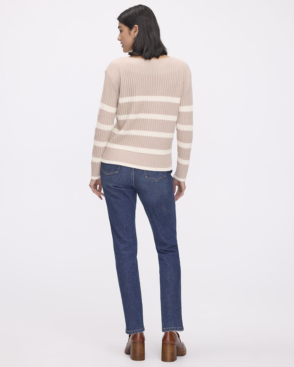 Stilla | Moderigtig Pullover med Lange Ærmer