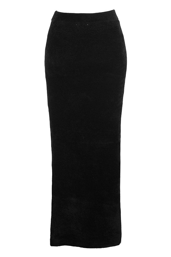 Stilla | Chenille Crop Top Med Maxi Nederdel