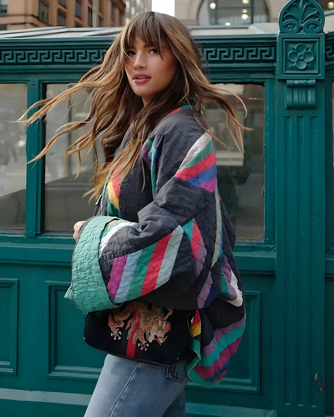 Stilla | Bred Vintage-Jakke til Oversize-Look