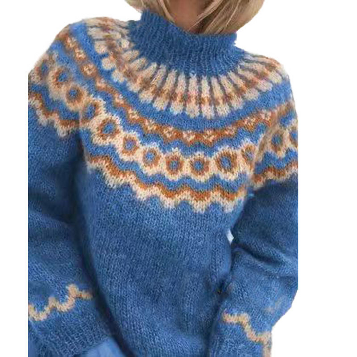 Stilla | Retro Strikpullover til kvinder