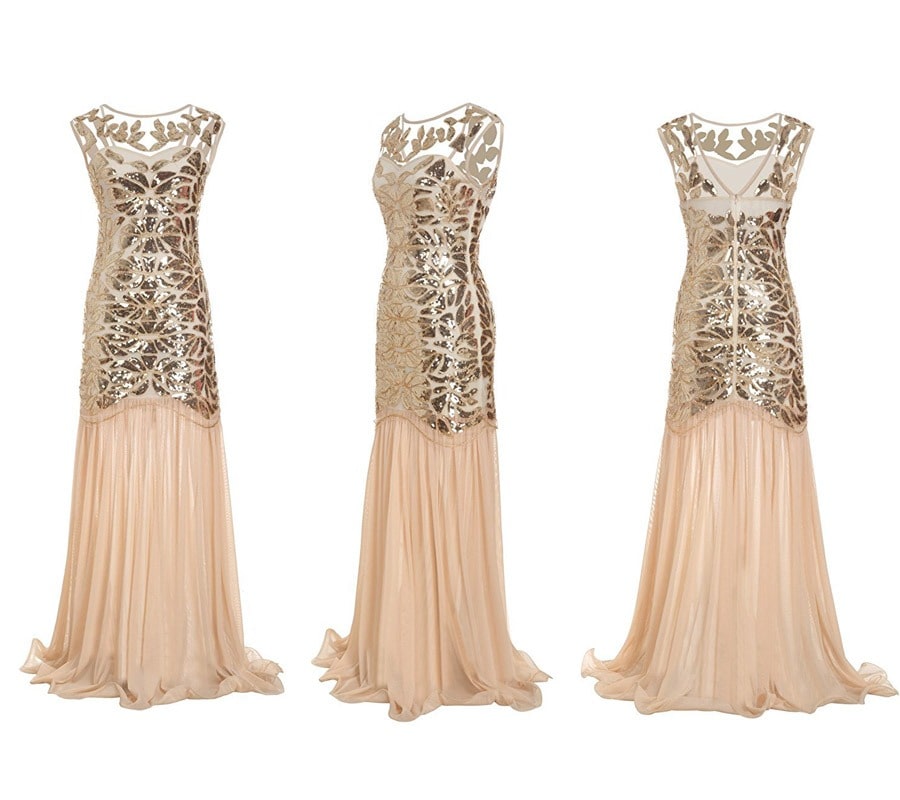 Skovae | Gatsby Kjole 20'erne Beige