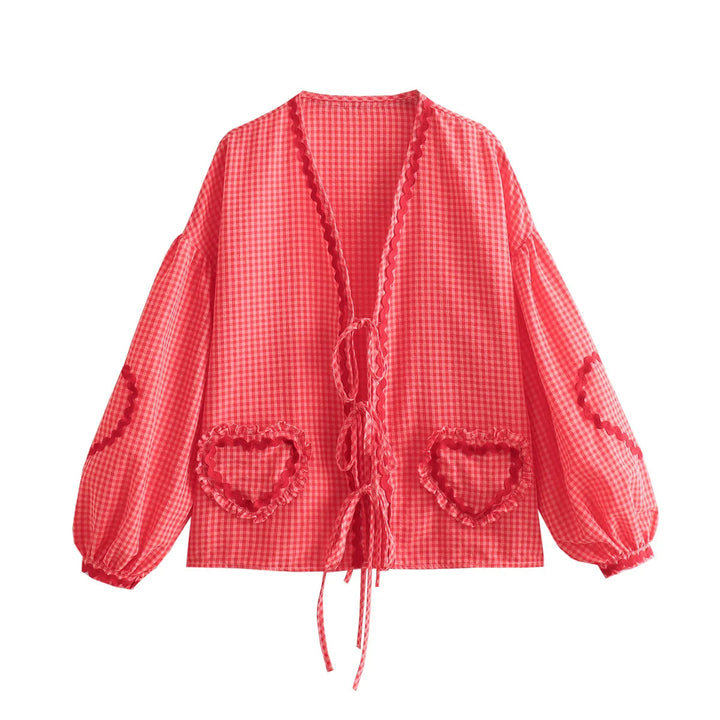 Stilla | Bluse med Hjerte lommer