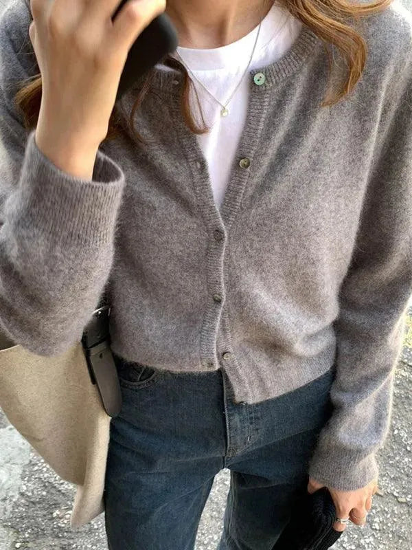 Stilla | Lagdelt Dame Strikjakke Pullover