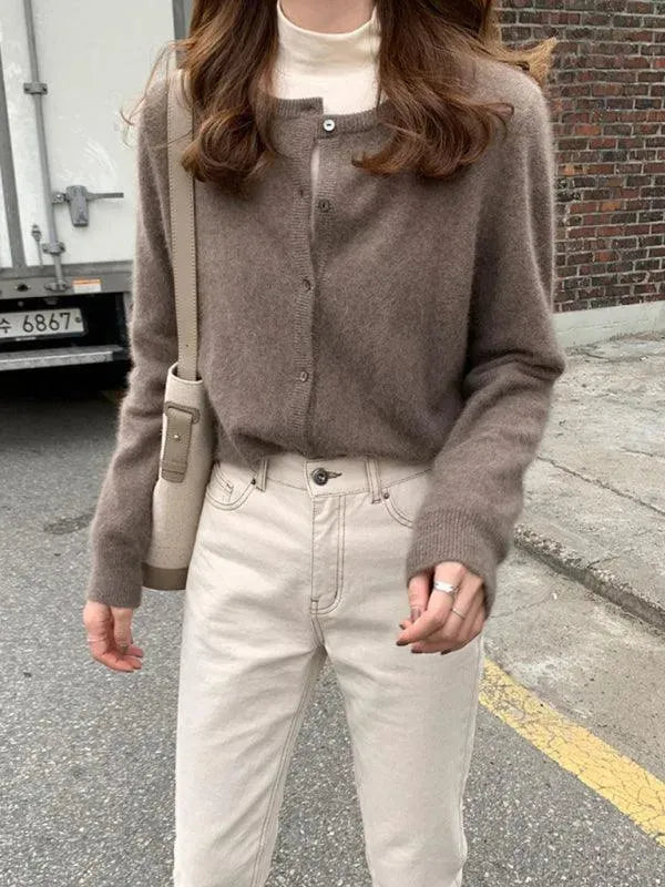 Stilla | Lagdelt Dame Strikjakke Pullover