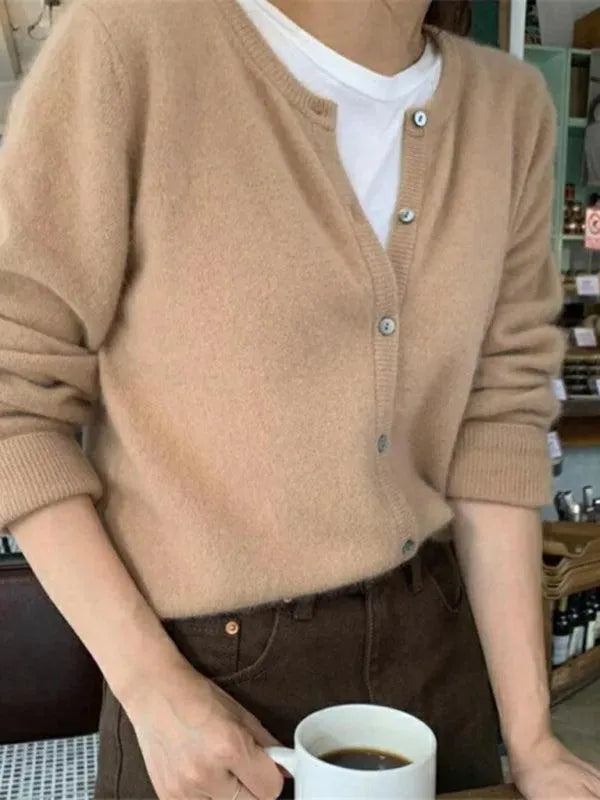 Stilla | Lagdelt Dame Strikjakke Pullover