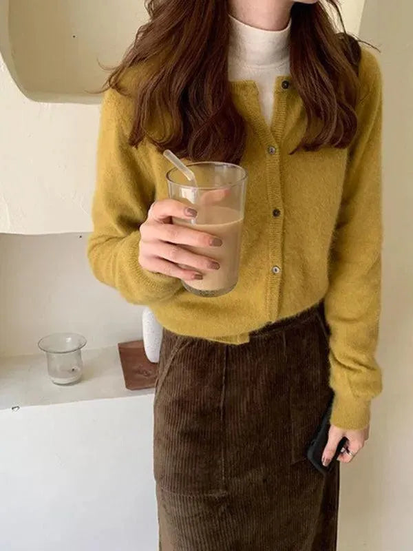 Stilla | Lagdelt Dame Strikjakke Pullover