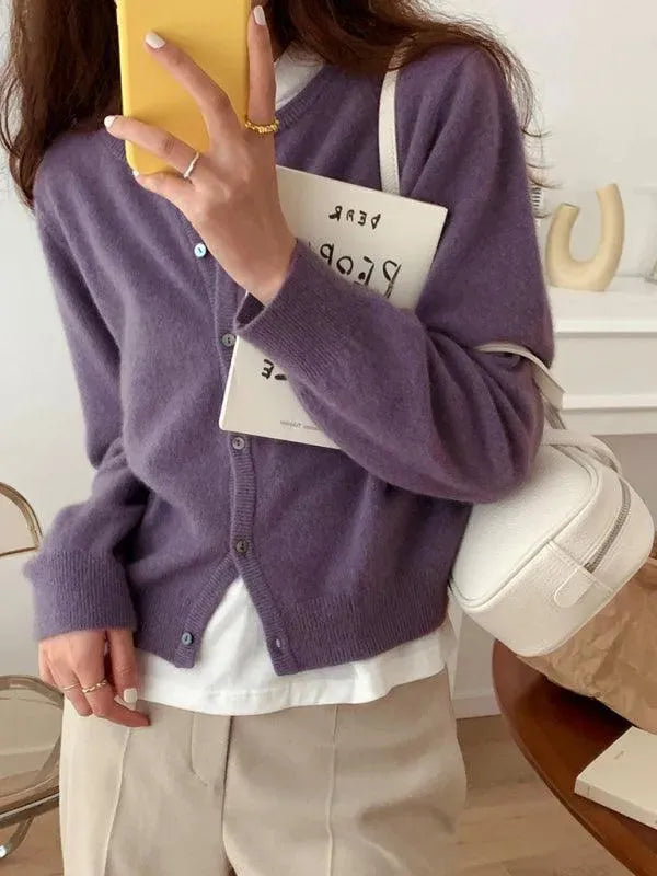 Stilla | Lagdelt Dame Strikjakke Pullover