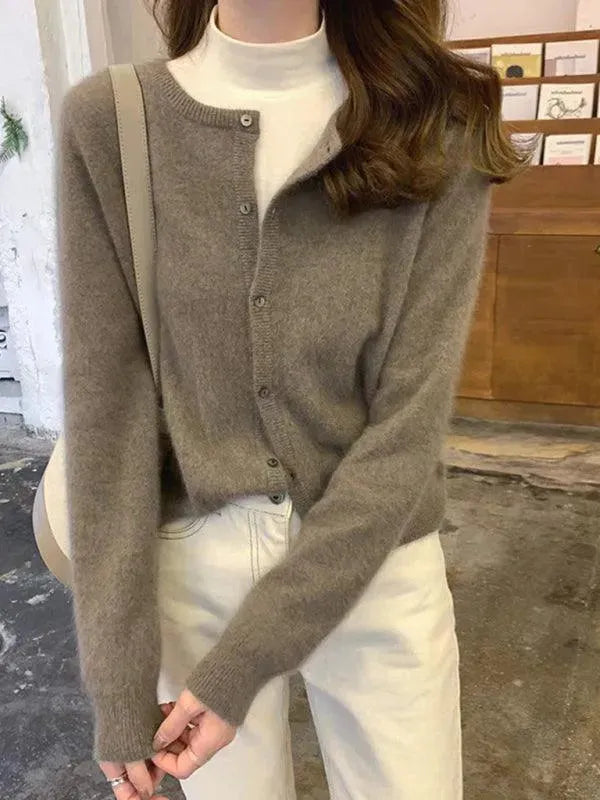 Stilla | Lagdelt Dame Strikjakke Pullover