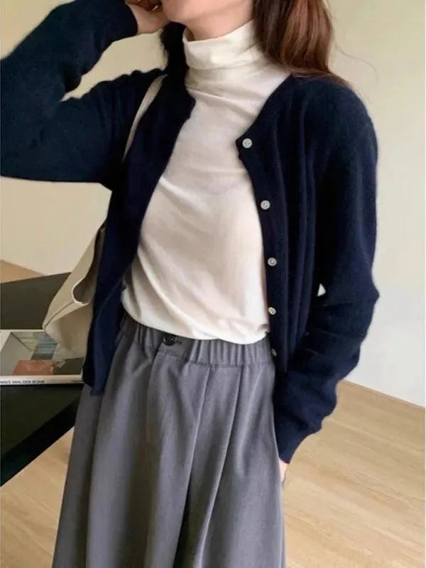 Stilla | Lagdelt Dame Strikjakke Pullover