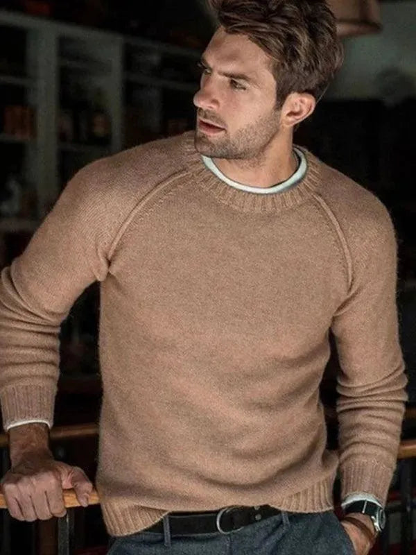 Stilla | Slim Fit Herrer Pullover Sweatshirt