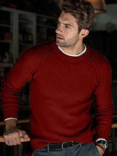 Stilla | Slim Fit Herrer Pullover Sweatshirt