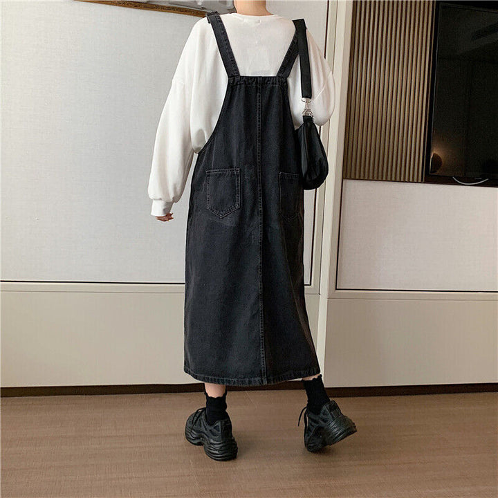 Stilla | Casual denim jumpsuit med frontlomme