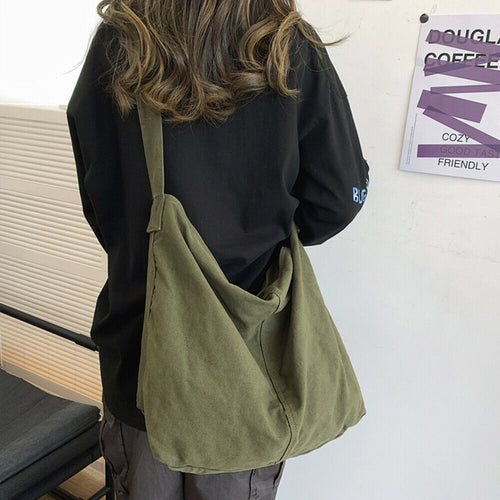 Stilla | Praktisk Canvas Skuldertaske