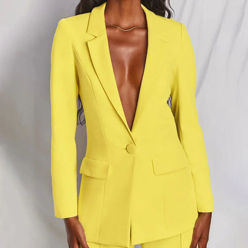 Stilla | Elegant Blazer Sæt Med Bukser Til Damer