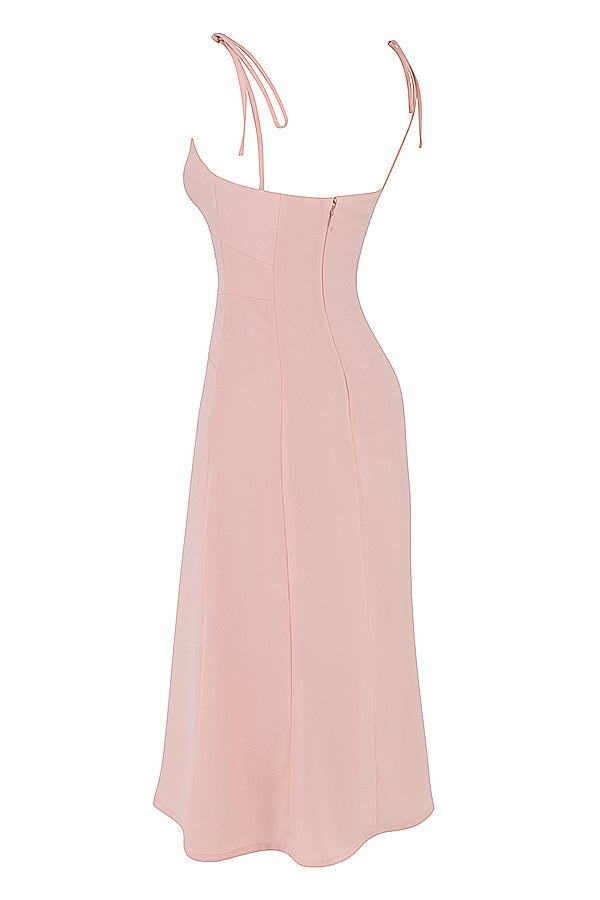 Stilla | Tonal Blomstret Midikjole