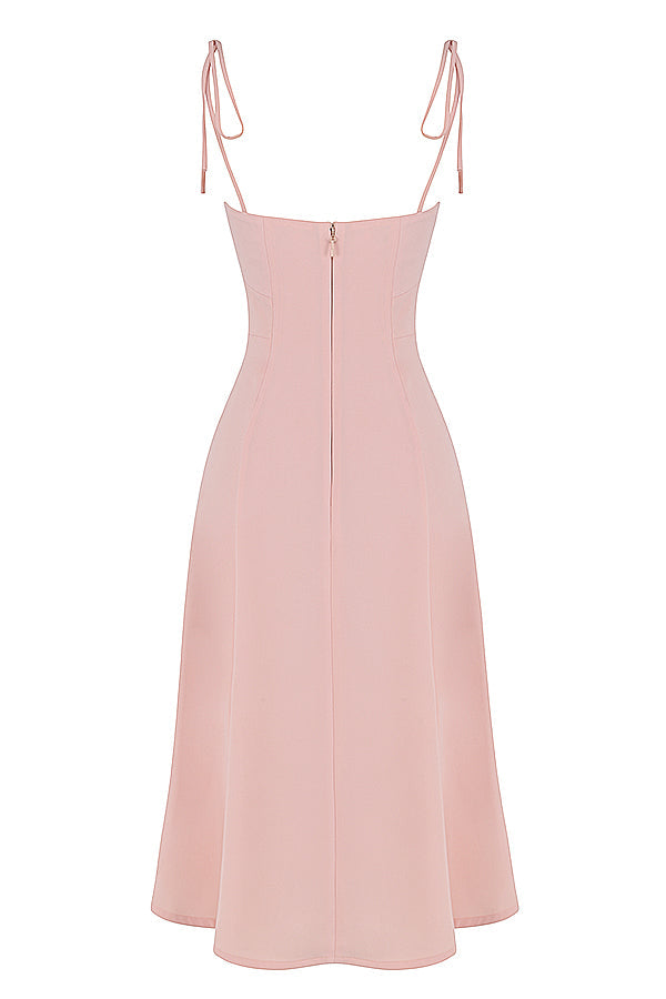 Stilla | Tonal Blomstret Midikjole