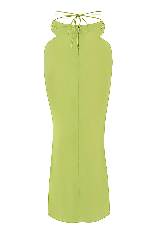Stilla | Cropped Top Med Udskåret Maxi Nederdel