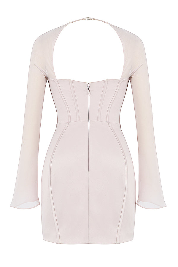 Stilla | Krystal Satin Korset Mini Kjole