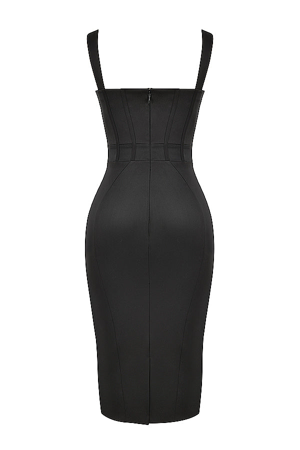 Stilla | Midikjole Satin Korset
