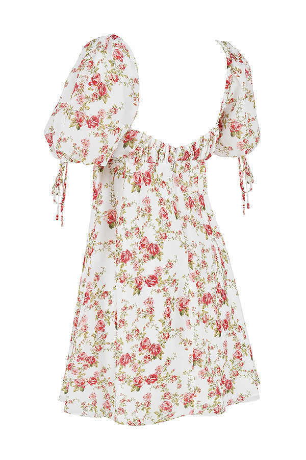 Stilla | Minikjole Med Rosa Print