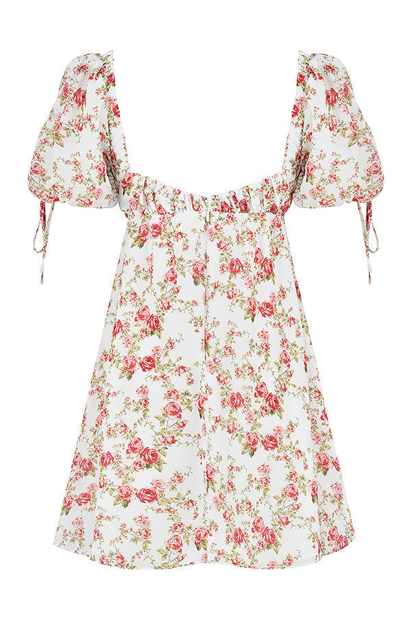 Stilla | Minikjole Med Rosa Print