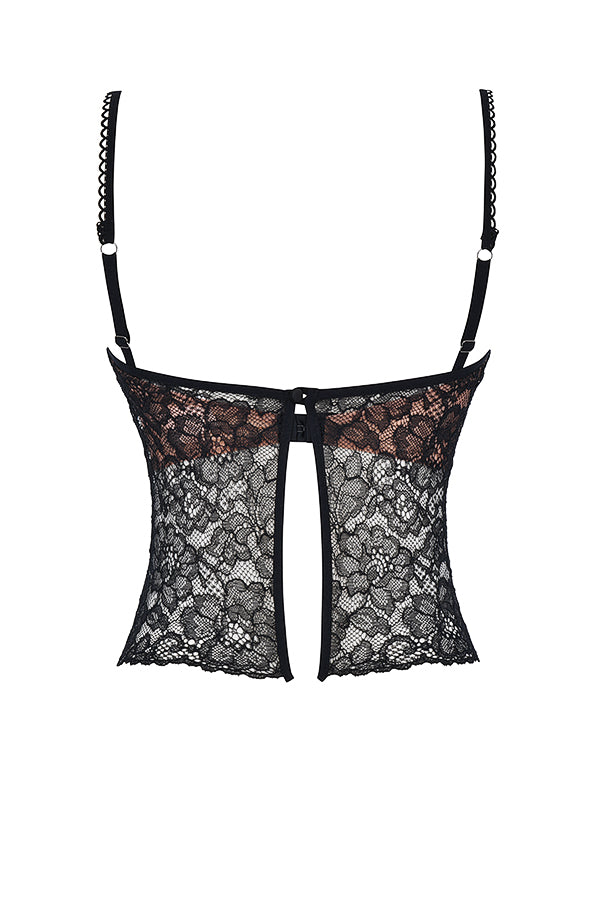 Stilla | Sort Blonde Cami Top Med Midi Nederdel