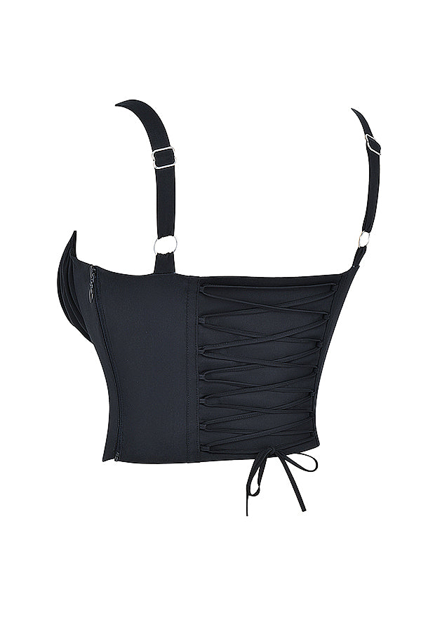 Stilla | Sort Bustier Korset