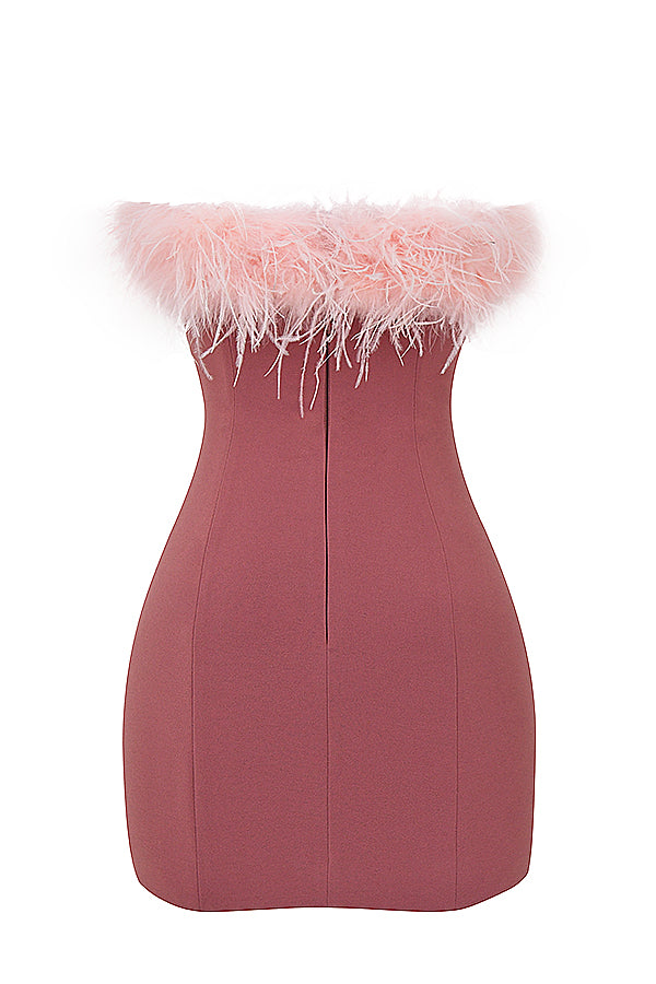 Stilla | Varm Pink Minikjole