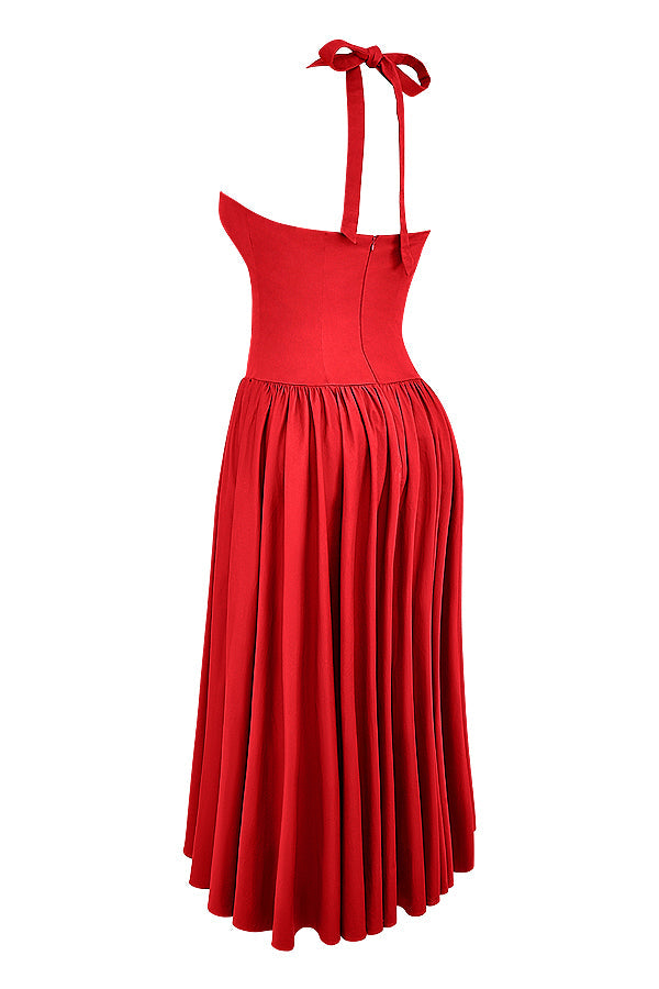 Stilla | Halter Midikjole