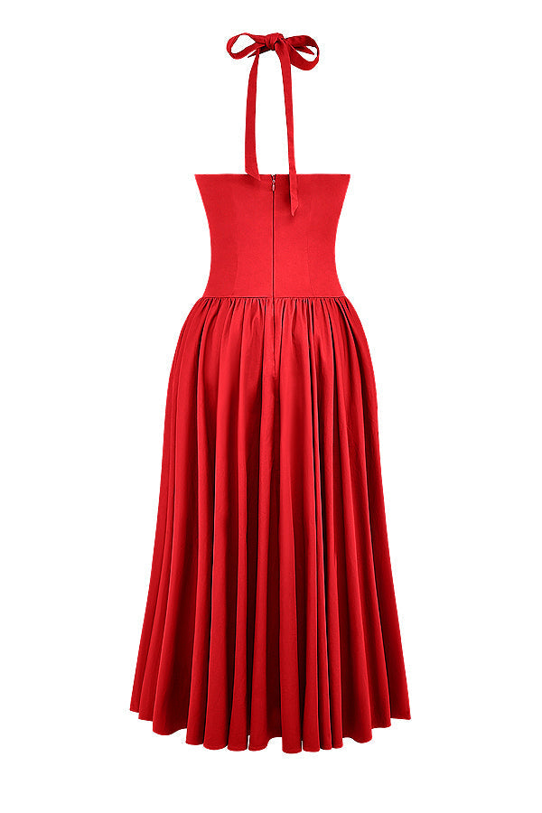 Stilla | Halter Midikjole