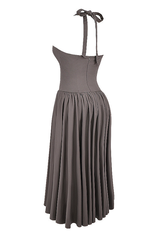 Stilla | Halter Midikjole