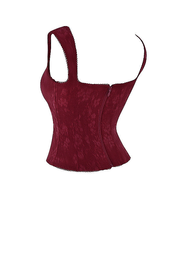 Stilla | Merlot Blomstret Korset