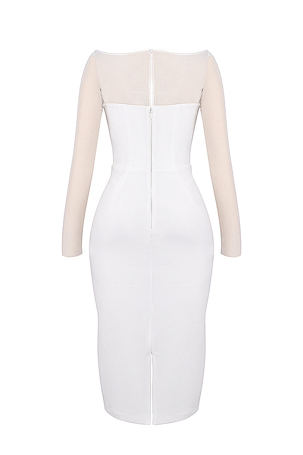 Stilla | Plunge Midikjole