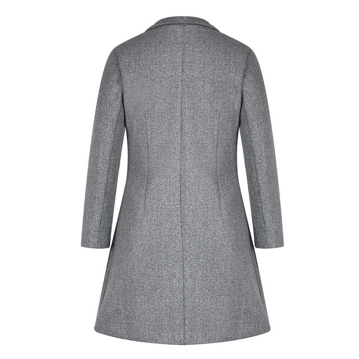 Skovae | Dame Sort Trenchcoat Overgangs Jakke