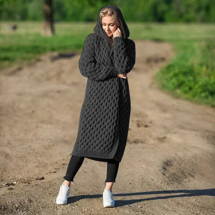 Stilla | Dame Strikjakke Med Enkel Look