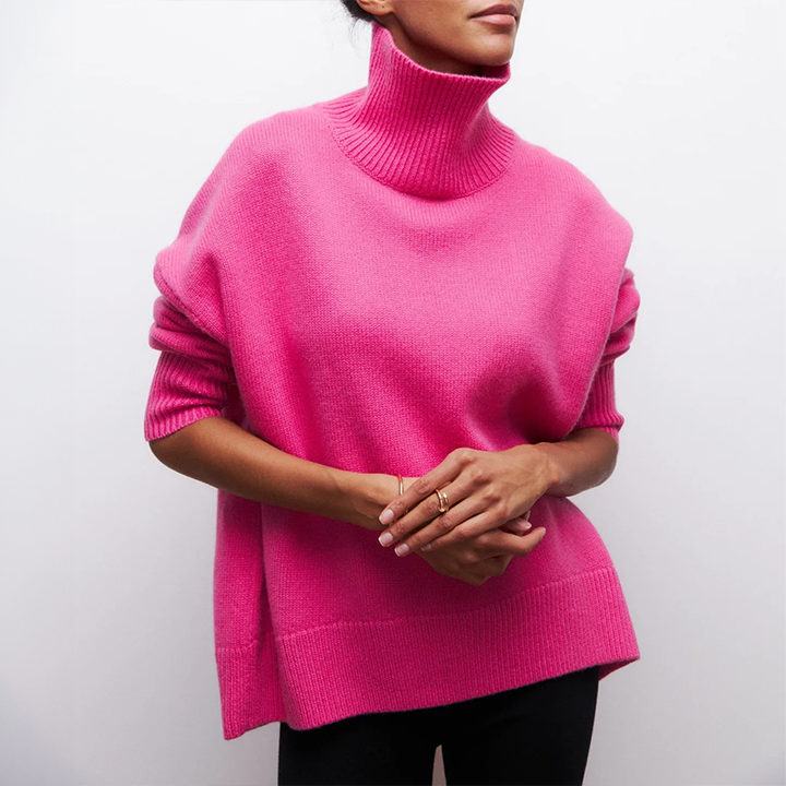 Stilla | Smart rullekravepullover i camel