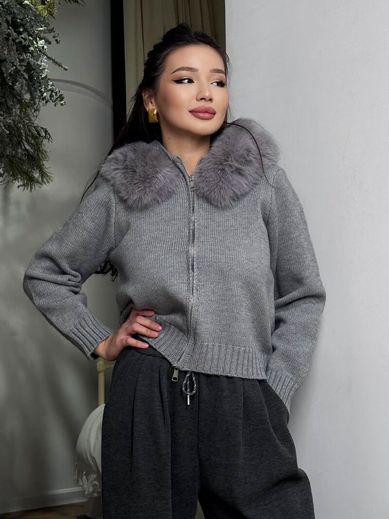 Stilla | Faux-Fur-Jakke