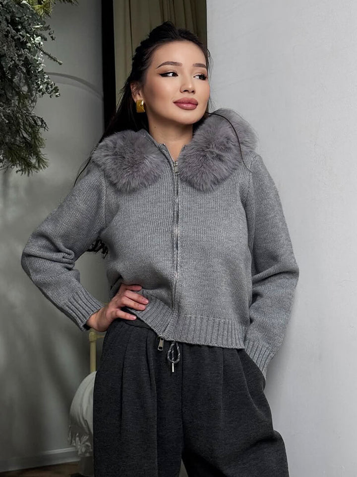 Stilla | Faux-Fur-Jakke