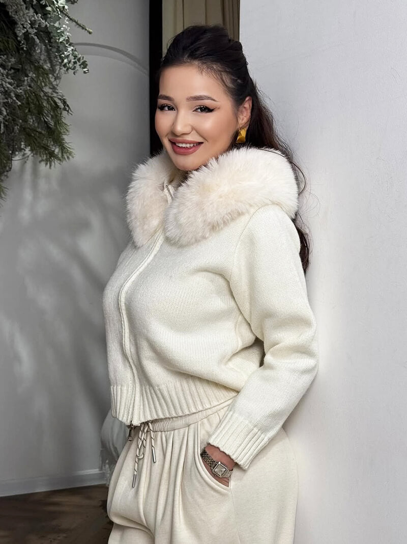 Stilla | Faux-Fur-Jakke
