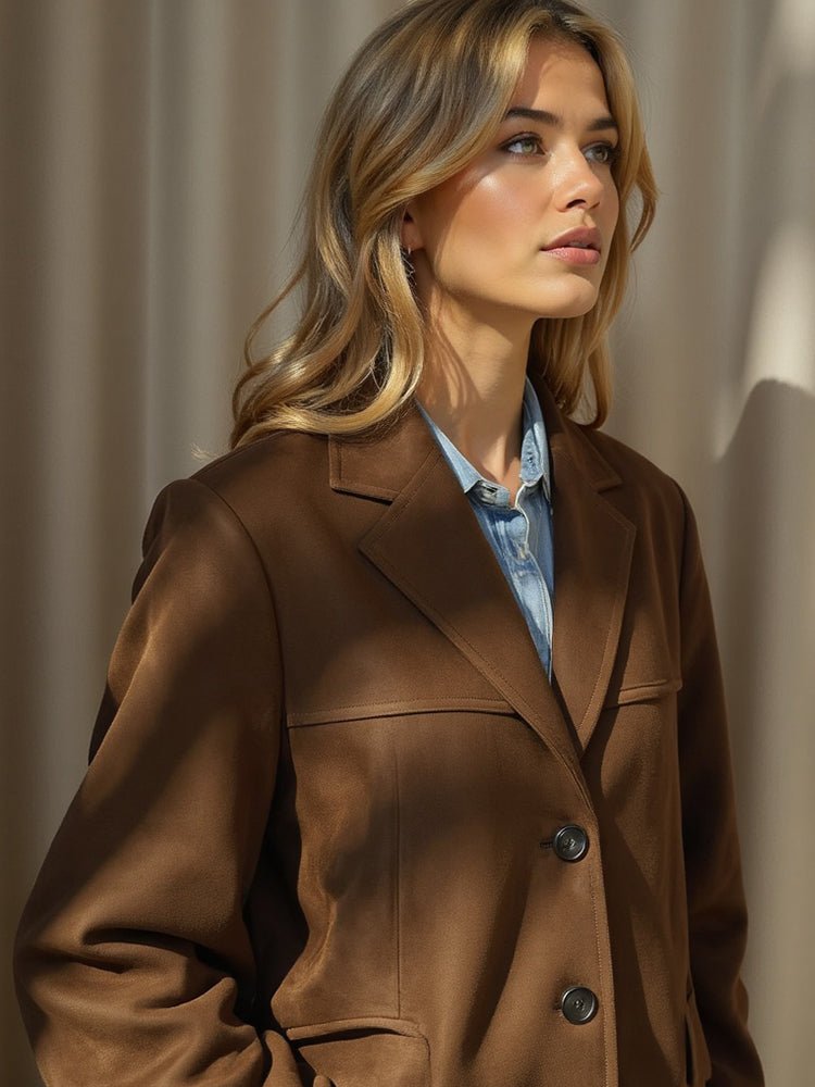 Stilla | Suede Blazer