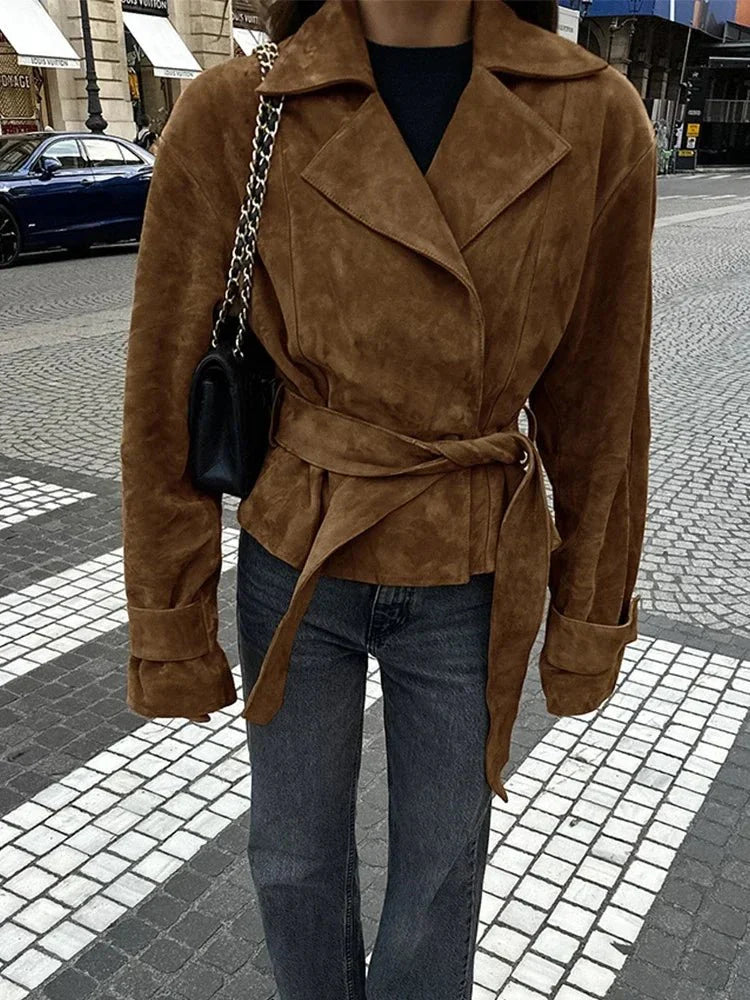 Stilla | Retro Wildlederjakke