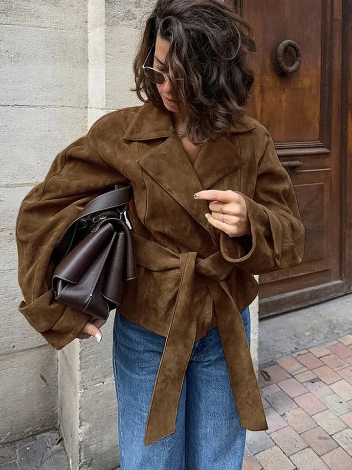 Stilla | Retro Wildlederjakke