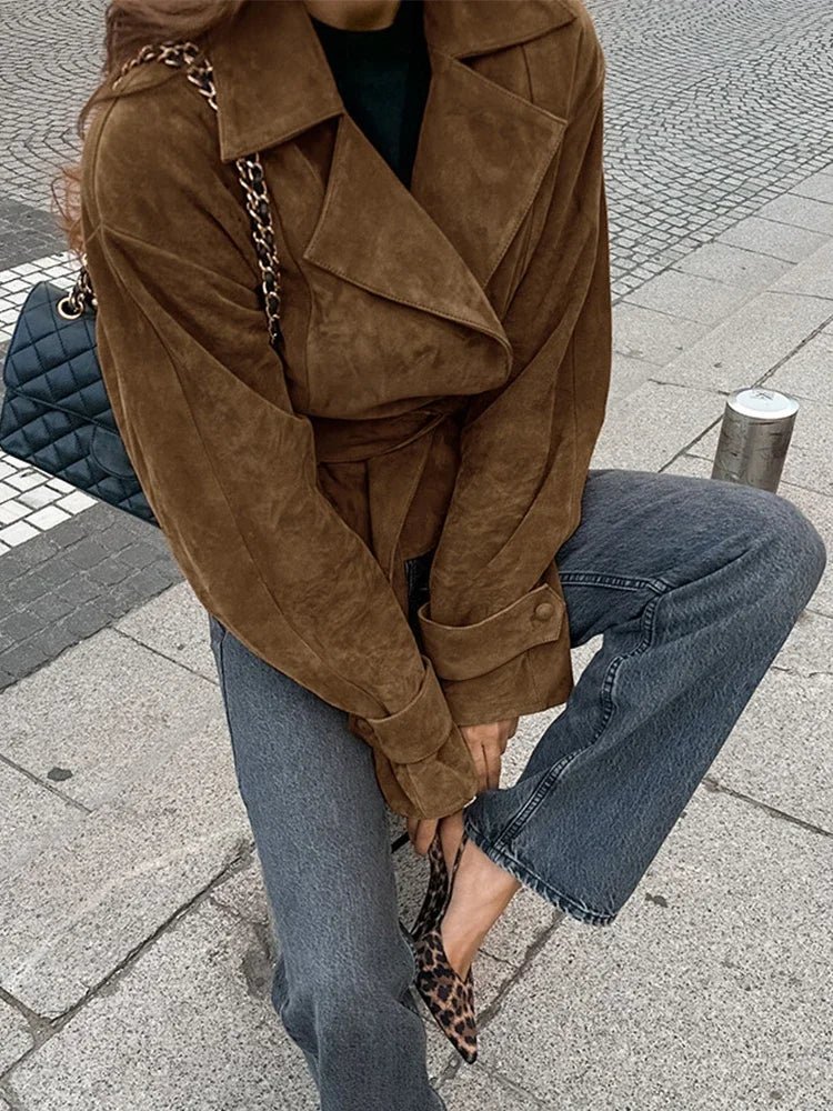 Stilla | Retro Wildlederjakke