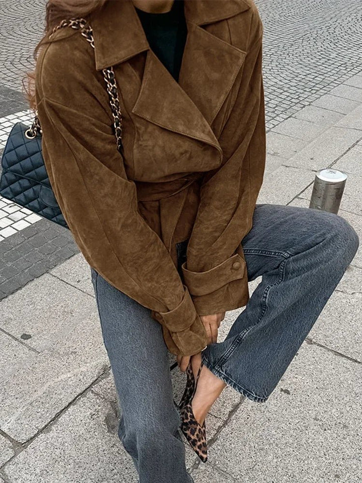 Stilla | Retro Wildlederjakke