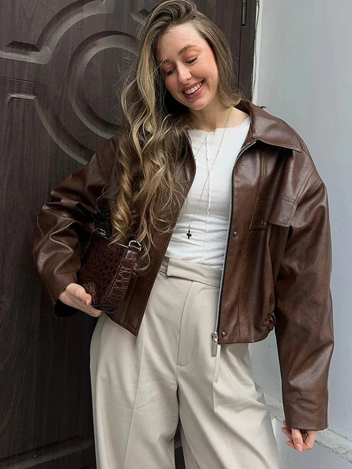 Stilla | Vegansk Læderjakke