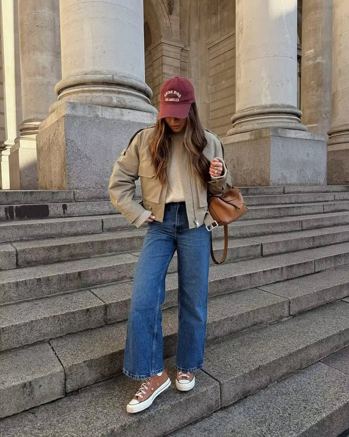 Stilla | Cropped Trench Coat