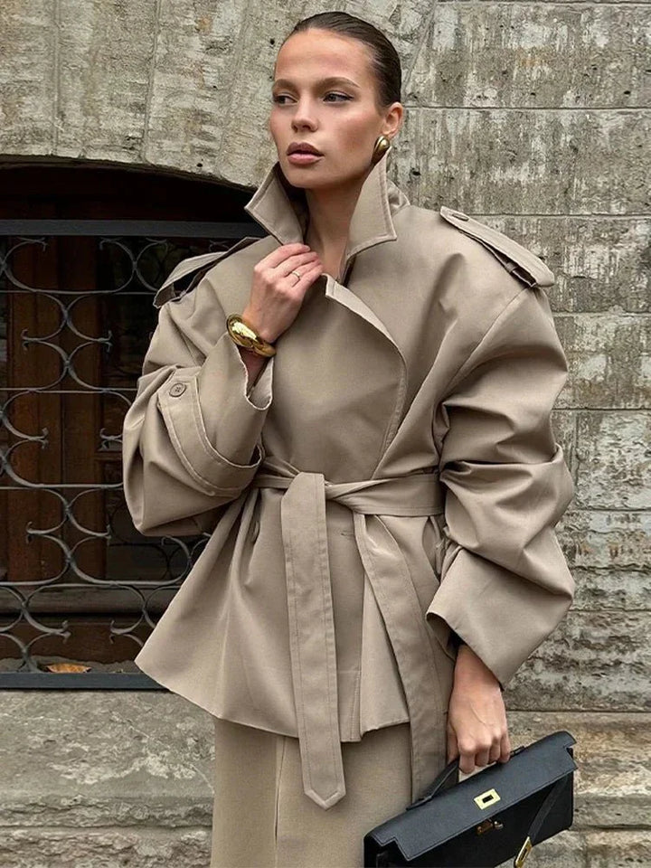 Stilla | Oversized Bælte Trench Coat