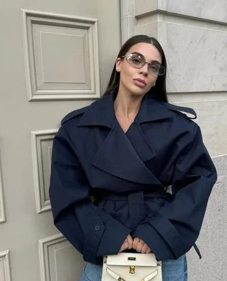Stilla | Oversized Bælte Trench Coat