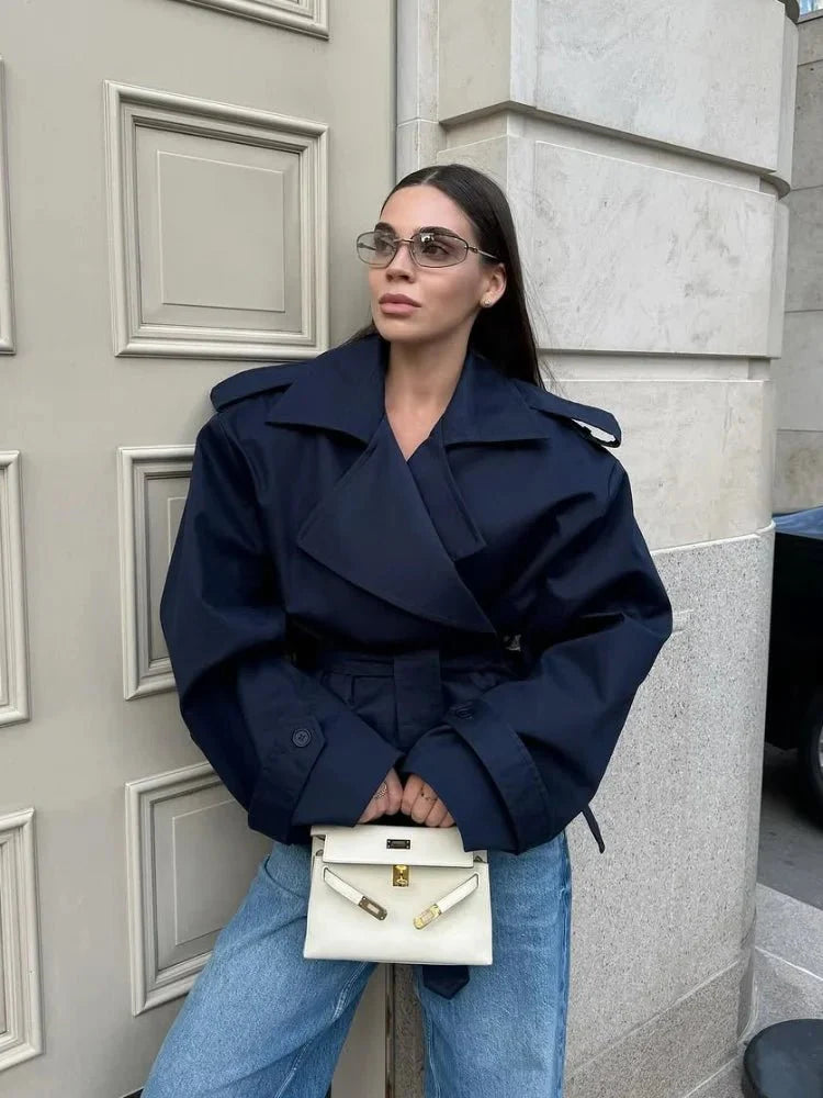 Stilla | Oversized Bælte Trench Coat
