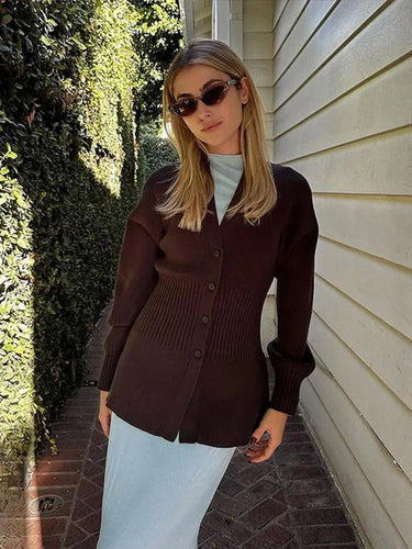 Stilla | Skræddersyet V-Hals Cardigan
